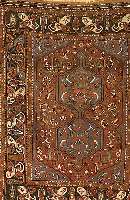 chamseh, Persien, um 1900, Wolle auf Wolle, ca. 188 x 143 cm, SchÄtzwert: 2900.- EURO, EHZ: 3-4