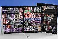 Briefmarken, Karton, mit Bayern, Deutsches Reich mit bes. Gebieten wie General- gouvernement usw., Zonen, Bund, Berlin usw. Fundgrube fÜr ...