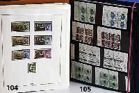 Briefmarkensammlung, "UN", WIEN u. NEW YORK, gestempelt, postfrisch, umfangreiche Sammlung in bester QualitÄt in 2 Alben mit viele ...