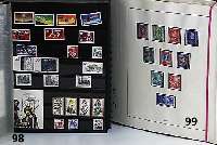 Briefmarkensammlung BUNDESREPUBLIK, 1949-1969, Posthornsatz gestempelt, 121/2, 189 fehlen, sonst komplett, mit Lumogen und liegendes Wasserzeichen