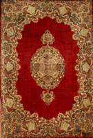Kerman fein, SÜdpersien, ca.60 Jahre, Wolle auf Baumwolle, ca. 504 x 350 cm, SchÄtzwert: 6500.- EURO, edles Medaillon in einem schÖnen ...