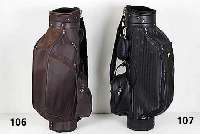 MOLLERUS Golfbag, schwarz, Modell Nr. R.H.T., BeschlÄge vergoldet, mit kleiner Tasche, neuwertig, H ca. 90 cm, ehem. UVP lt. Einl. EUR 460.-