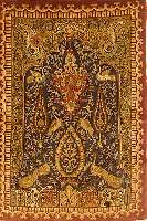 Keschan kork, Persien, ca. 40 Jahre, Korkwolle, ca. 130 x 92 cm, ca. 400.000 Kn/qm, EHZ: 2, Abrasch
