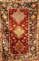 Ushak, TÜrkei, um 1920, Wolle auf Wolle, ca. 180 x 123 cm, SchÄtzwert: 1250.- EURO, EHZ: 4