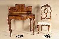 2 StÜhle, wohl deutsch, um 1900, Buche, farbig gefasst (Bierlack) mit Altersspuren, RÜckenlehne aufwendig geschw. Form mit dezenter Schnitzerei, ...