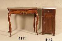 Spieltisch, Louis Philippe, deutsch, um 1860, Mahagoni massiv, Mahagonifurnier, Pyrami- denmahagonifurnier gespiegelt, Platte seit- lich und ...
