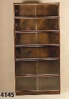 Vielzweck-BÜcherschrank, England, um 1920, System mini Oxford, verglaste SchiebetÜren, schÖnes praktisches MÖbel, Gebrauchsspuren, M. ca. ...