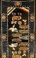 Pao Tow, China, um 1920, Wolle auf Baumwolle, ca. 108 x 55 cm, SchÄtzwert: 750.- EURO, EHZ: 2-3
