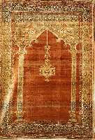 TÄbriz Seide, Persien, um 1880, reine Naturseide, ca. 173 x 125 cm, SchÄtzwert: 12000.- EURO, EHZ: 4, sehr fein und selten
