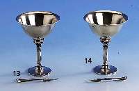 Cocktailkelch, 925er Silber, HARALD NIELSEN (Erfinder des sogenannten "Jensen-Stils") fÜr Georg Jensen, 20er Jahre, reine ...