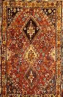 Ghaschgai, Persien, ca. 50 Jahre, Wolle auf Wolle, ca. 159 x 120 cm, SchÄtzwert: 650.- EURO, EHZ: 2-3