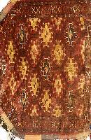 Arabatschi-Satteldecke, Turkmenistan, um 1870, Wolle auf Wolle, ca. 64 x 46 cm, EHZ: 3, leichte RandschÄden