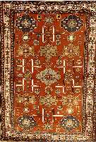 Shirwan, Rußland, ca. 60 Jahre, Wolle auf Wolle, ca. 185 x 130 cm, EHZ: 2-3