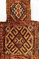 Salztasche, Persien, ca. 40 Jahre, Wolle auf Wolle, ca. 43 x 27 cm, EHZ: 2