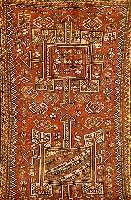 Kaukasischer Teppich, ca. 60 Jahre, Wolle auf Wolle, ca. 250 x 135 cm, EHZ: 4