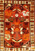 Ghaschgai, Persien, ca. 20 Jahre, Wolle auf Wolle, ca. 155 x 106 cm, SchÄtzwert: 450.- EURO. sehr guter Erhaltungszustand.