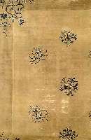 Peking, China, um 1890, Wolle auf Baumwolle, ca. 344 x 276 cm, SchÄtzwert: 2800.- EURO, Starke Gebrauchsspuren, 4 cm Riss