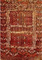 Tekke Engsi, Torkmenistan, um 1910, Wolle auf Wolle, ca. 138 x 111 cm, SchÄtzwert: 850.- EURO, EHZ: 4-5