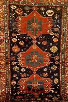 Kazak, Rußland, um 1890, Wolle auf Wolle, ca. 238 x 248 cm, SchÄtzwert: 2200.- EURO, EHZ: 4