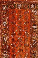 Beshir, Afghanistan, ca. 60 Jahre, Wolle auf Wolle, ca. 191 x 108 cm, SchÄtzwert: 750.- EURO, EHZ: 2, Mottenfraß. gereinigt
