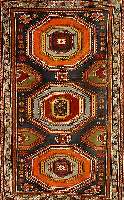 Shirwan, Rußland, ca. 60 Jahre, Wolle auf Wolle, ca. 190 x 118 cm, SchÄtzwert: 1300.- EURO, EHZ: 2, Mottenfraß. gereinigt