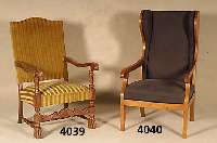 Ohrenbackensessel, Biedermeierstil, Kirsch- baum massiv, praktisch, schÖnes StilmÖbel, stabil, qualitÄtvolle verarbeitung, wohnfertig , ca. ...