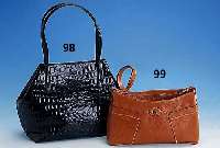 JOOP-Shopper, rotbraun, KrokoprÄgung, Innenfach mit Reißverschluß, Handyfach, Druckknopfverschluß, ca. 28 x 33 cm, ehem. UVP lt. Einl. EUR ...