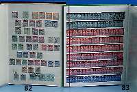 Briefmarken, Deutsches Reich 1872/1945, eine in Steckalbum aufbereitete Sammlung, bei den Brustschilden beginnend und Über Kaiser- reich, ...