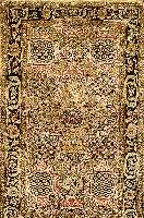 Ghom Seide fein, Persien, ca. 45 Jahre, reine Naturseide, ca. 130 x 83 cm, SchÄtzwert: 1450.- EURO, EHZ: 2-3