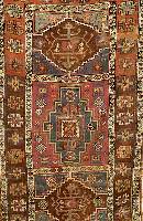 YÜrÜk, TÜrkei, um 1905, Wolle auf Wolle, ca. 215 x 113 cm, SchÄtzwert: 1100.- EURO, eine Seide geschnitten, EHZ: 4