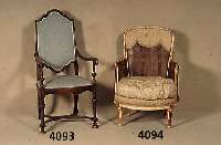 klassizistischer Stuhlsessel, nach franzÖsi- schem Vorbild von 1770/80, Korpus Buche massiv, gold- und cremefarben gefasst, loses Sitzkissen, ...