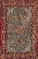 Esfahan fein, Persien, ca. 40 Jahre, Korkwolle mit und auf Seide, ca. 163 x 106 cm, SchÄtzwert: 3200.- EURO, EHZ: 2