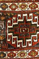 Mafrasch-Panel Sumak, Shasavan Persien, ca. 60 Jahre, Wolle auf Wolle, ca. 55 x 53 cm, SchÄtzwert: 650.- EURO, EHZ: 2