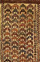 Mafrasch-Panel Sumak, Shasavan Persien, um 1920, Wolle auf Wolle, ca. 90 x 42 cm, SchÄtzwert: 850.- EURO, EHZ: 2-3