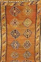 Kelim Gaschgai, Persien, um 1920, Wolle auf Wolle, ca. 250 x 145 cm, SchÄtzwert: 1200.- EURO, EHZ: 3
