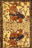 Gochan, Persien, ca. 40 Jahre, Wolle mit Seide, ca. 130 x 85 cm, SchÄtzwert: 950.- EURO, EHZ: 2-3