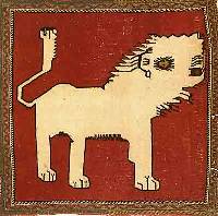 Kaschkuli, Persien, ca. 50 Jahre, Wolle auf Baumwolle, ca. 70 x 70 cm, Schätzwert: 550.- EURO, EHZ: 3