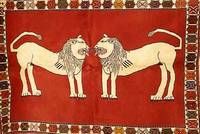 Gabbeh Alt, Persien, ca. 50 Jahre, Wolle auf Wolle, ca. 207 x 138 cm, SchÄtzwert: 950.- EURO, EHZ: 2