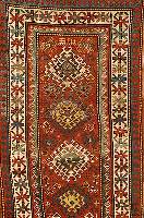 Kazak, Rußland, um 1890, Wolle auf Wolle, ca. 204 x 119 cm, SchÄtzwert: 4800.- EURO, EHZ: 3