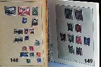 Briefmarken-Sammlung, Bundesrepublik 1949 - 1959, komplett, Michel-Nr. 111-325 (außer Ziffernserie 123-138), postfrisch ohne Falz o.Ä., ...