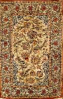 Hereke fein sign., TÜrkei, ca. 30 Jahre, reine Naturseide, ca. 118 x 80 cm, SchÄtzwert: 6200.- EURO, ca. 950.000 Kn/qm, goldbroschiert, EHZ: ...