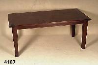 Landhaustisch, wohl England, um 1960/70, Teakholz, im Kolonialstil, schÖne lange Tafel, ca. 78x185x90 cm