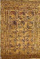 Afghane, ca. 60 Jahre, Wolle auf Wolle, ca. 320 x 260 cm, EHZ: 3