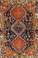yalameh, Persien, ca. 40 Jahre, Wolle auf Wolle, ca. 150 x 109 cm, SchÄtzwert: 550.- EURO, EHZ: 2-3