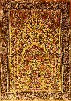 Ghom Seide, Persien, ca. 20 Jahre, reine Naturseide, ca. 154 x 111 cm, SchÄtzwert: 2800.- EURO, ca. 800.000 Kn/qm, EHZ: 1-2
