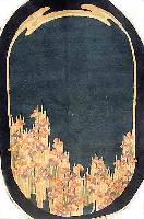 China (Oval), China, um 1920, Wolle auf Baumwolle, ca. 220 x 137 cm, Schätzwert: 1800.- EURO, EHZ: 3