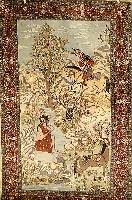 Ghom, Indien, ca. 20 Jahre, Wolle auf Baumwolle, ca. 218 x 140 cm, SchÄtzwert: 1100.- EURO, EHZ: 3
