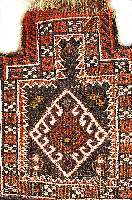 Salztasche Bachtiar, Persien, um 1920, Wolle auf Wolle, ca. 32 x 30 cm, SchÄtzwert: 350.- EURO, EHZ: 3