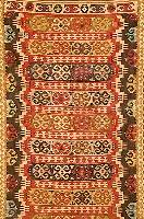 Erzurum Kelim Antik, Ost Anatolien TÜrkei, 19Jh, Wolle auf Wolle, ca. 210 x 127 cm, SchÄtzwert: 3100.- EURO, EHZ: 4, Pflanzenfarben