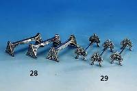 12 MesserbÄnckchen, WMF um 1900/05, Metall versilbert, Modell 144, sign., WMF- Bienenkopfmarke 1/0, L. ca. 9 cm